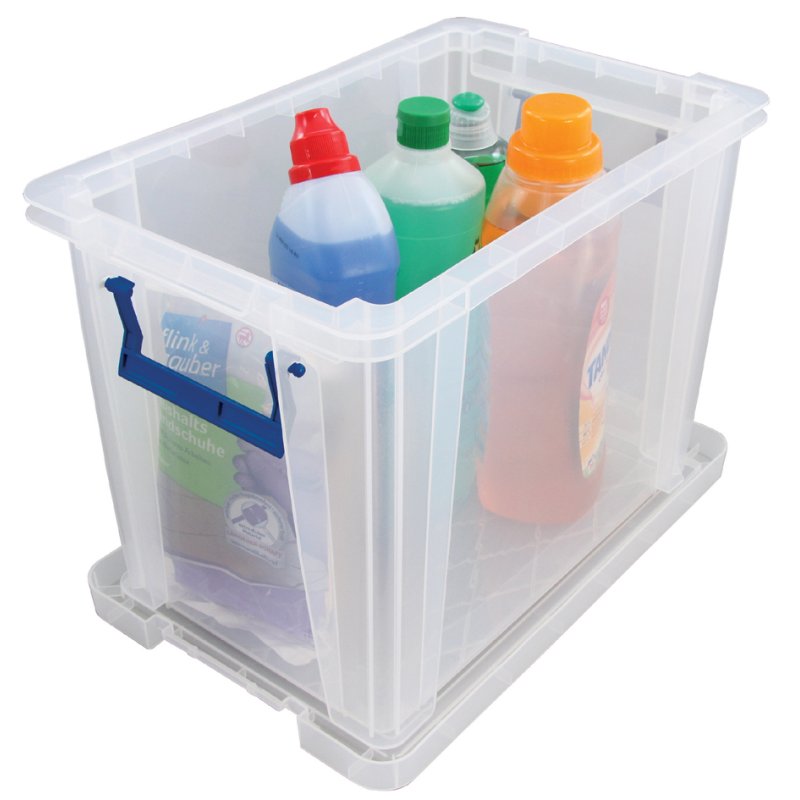 Fellowes ProStore boîte de rangement, 26 litres, transparent, empilable